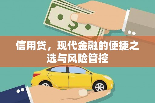 福鼎信用贷，现代金融的便捷之选与风险管控
