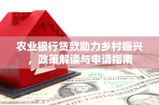 福鼎农业银行贷款助力乡村振兴，政策解读与申请指南