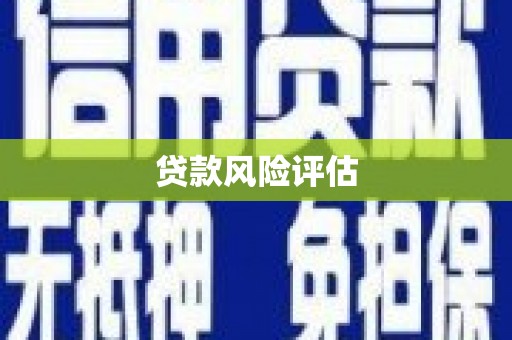 福鼎贷款风险评估
